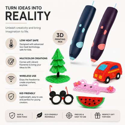 3D Creative Printing Pen – Turn Imagination Into 3D