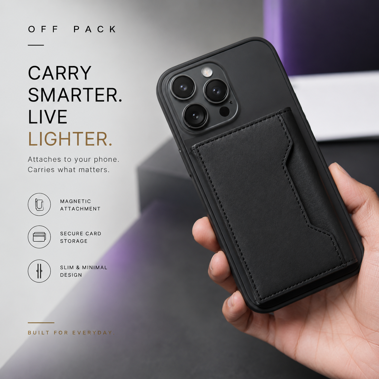 Off Pack Magnetic Phone Wallet
