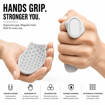 Silicone Dumbbell Grips | Non-Slip Palm Protectors for Weightlifting – Finger Loop Design